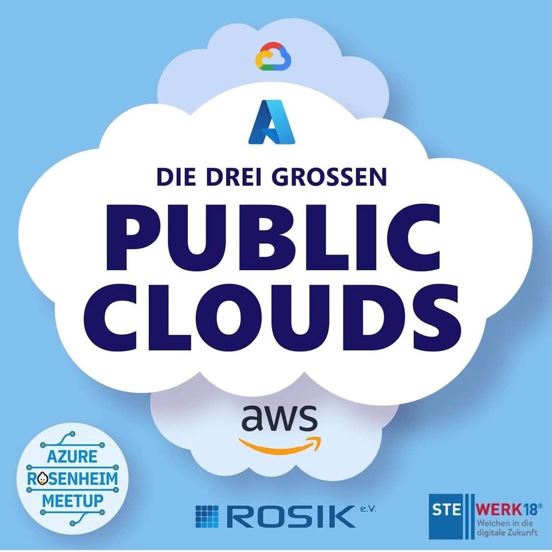 ROSIK Stammtisch: Eine Reise durch die drei großen Public Clouds DiedreigrossenClouds - ROSIK Stammtisch: Eine Reise durch die drei großen Public Clouds
