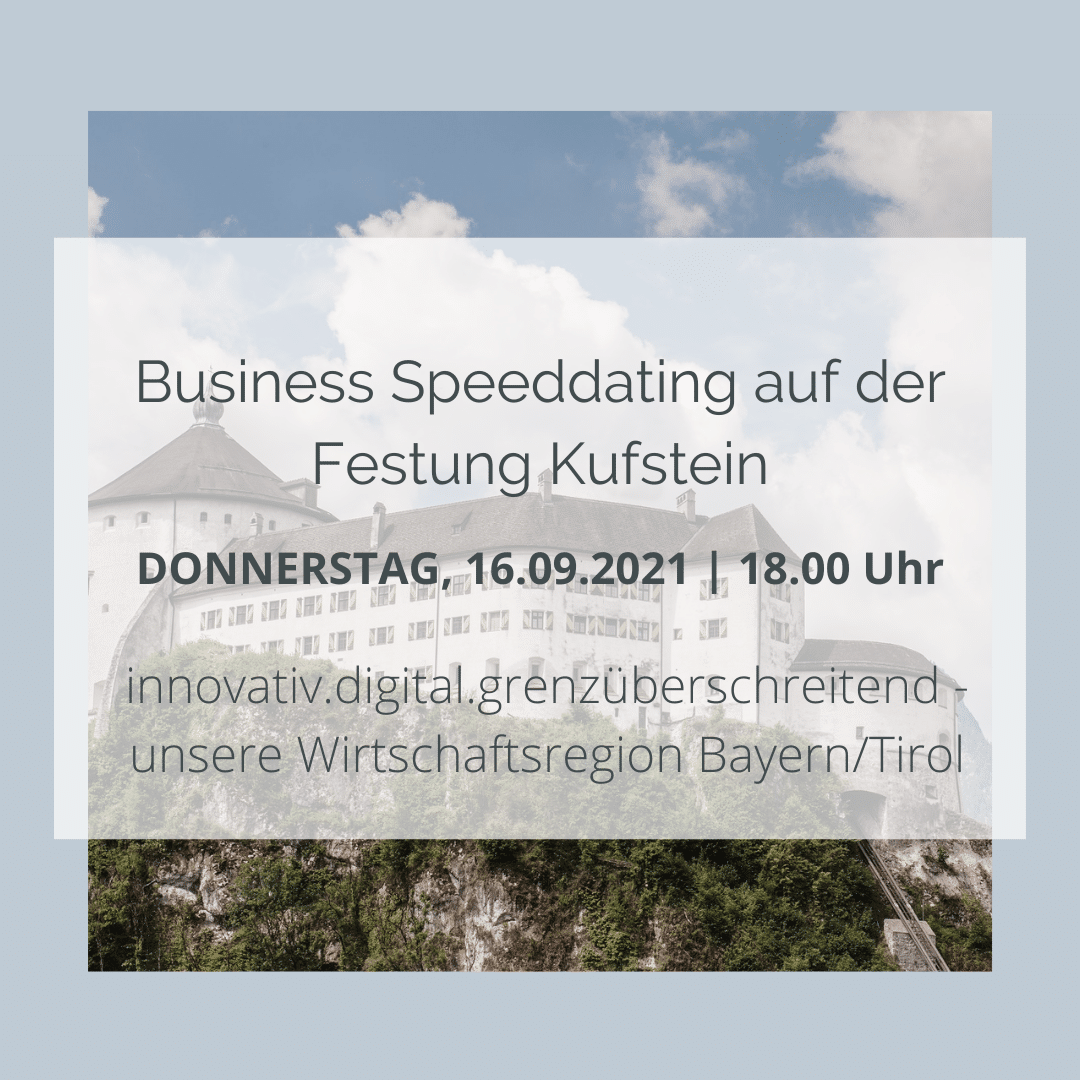 TOPF SUCHT DECKEL 3 - Business Speeddating auf der Festung Kufstein